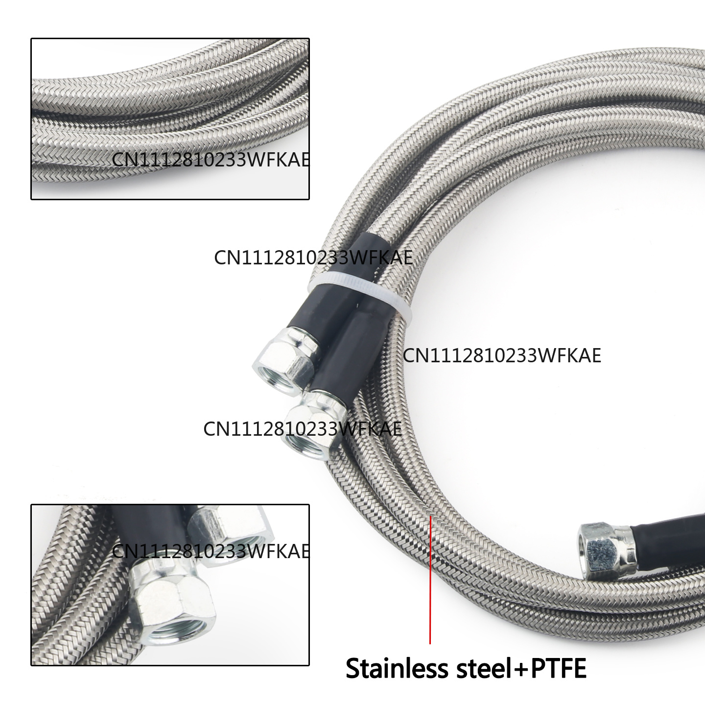 6AN 70 Inch Stainless Steel Br - Braided Line ulasan dan harga